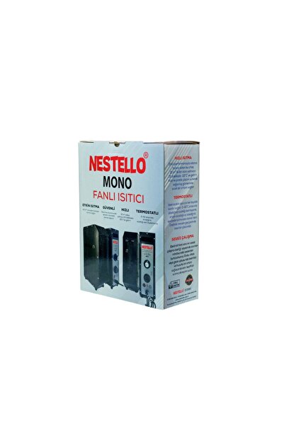 nestello 3400W Elektrikli Fanlı Isıtıcı