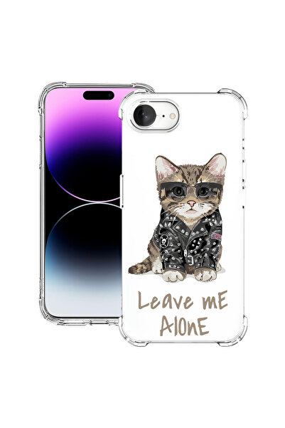 bestcase Carcasă spate antișoc pentru Apple iPhone 16e, Leave Me Alone Cat, 1...