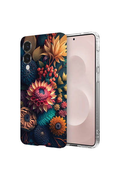 bestcase Carcasă spate antișoc pentru Samsung Galaxy S25 Edge, flori colorate...