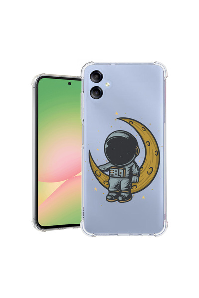 bestcase Carcasă spate antișoc pentru Samsung Galaxy A06 4G, Astronaut pe Lun...