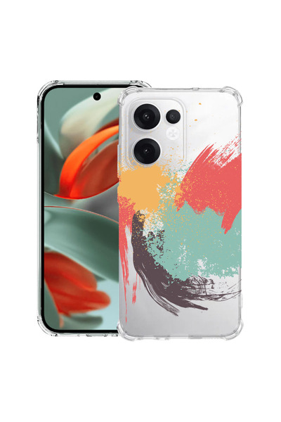 bestcase Αντικραδασμική πίσω θήκη για OPPO Reno13 F 5G, Ζωγραφική, 1988247 AS 44
