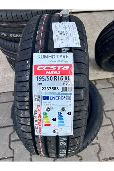 Kumho 195/50R16 88V HS52 XL YAZLIK LASTİK 2023 TARİHLİ