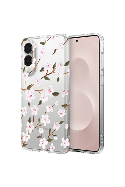 bestcase Carcasă spate antișoc pentru Samsung Galaxy S25 Edge, floare de prim...