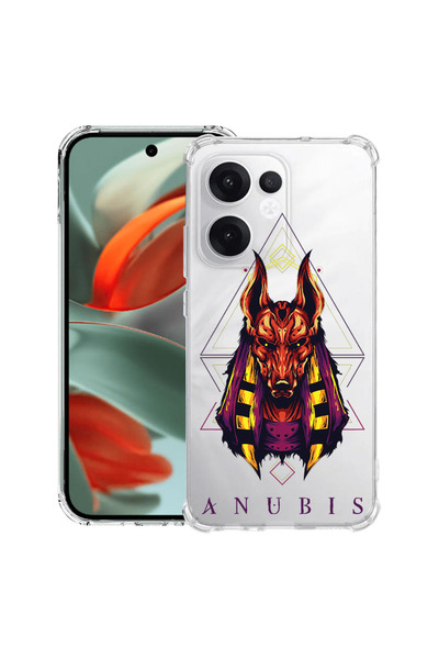 bestcase Carcasă spate antișoc pentru OPPO Reno13 F 5G, Mitologia Anubis, 198...