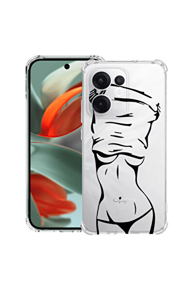 bestcase Carcasă spate antișoc pentru OPPO Reno13 F 5G, corp feminin, 1988247...