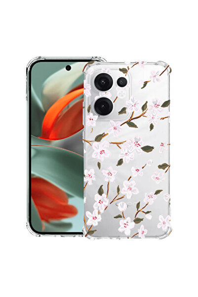 bestcase Carcasă spate antișoc pentru OPPO Reno13 F 5G, floare de primăvară, ...