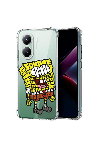 bestcase Carcasă spate antișoc pentru Poco X7 Pro 5G, Calligraphy Sponge Bob,...