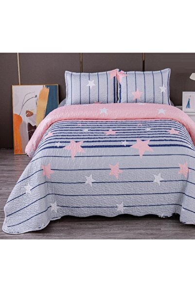 CHIRASO Microfiber Quilted Duvet Set, 2-Sided, 3-Piece, Duvet Cover 220x240cm, 2 Pillowcases