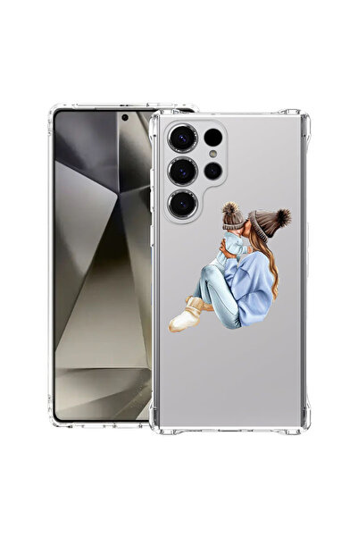 bestcase Αντικραδασμική θήκη πλάτης για Samsung Galaxy S25 Ultra, Κορίτσι, Μα...