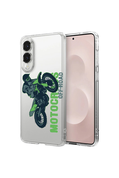 bestcase Αντικραδασμική θήκη πλάτης για Samsung Galaxy S25 Edge, Motocross, 1...