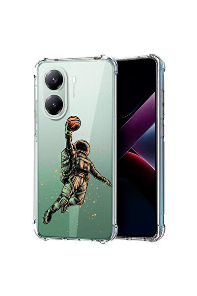 bestcase Carcasă spate antișoc pentru Poco X7 Pro 5G, model baschet astronaut, 1988230 AS 1003