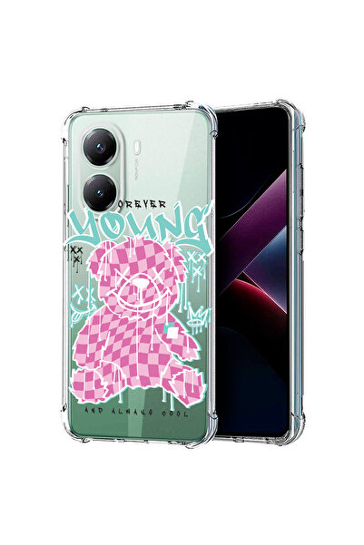 bestcase Carcasă spate antișoc pentru Poco X7 Pro 5G, Ursuleț de pluș Forever...