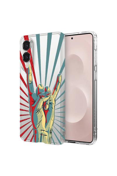 bestcase Αντικραδασμική θήκη πλάτης για Samsung Galaxy S25 Edge, Rock Festiva...