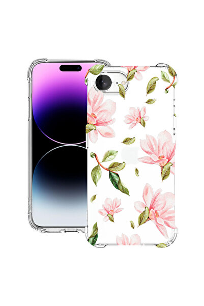 bestcase Carcasă spate antișoc pentru Apple iPhone 16e, Colecția Flowers, 198...