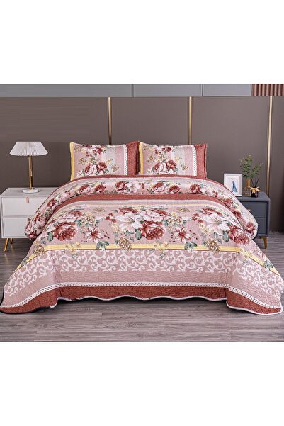 CHIRASO Microfiber Quilted Duvet Set, 2-Sided, 3-Piece, Duvet Cover 220x240cm, 2 Pillowcases