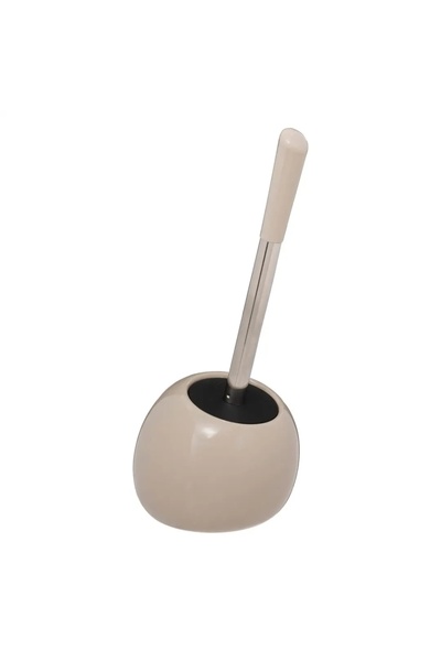 ACE فرشاة المرحاض 5Five مع حامل (15.2 × 15.1 × 34.8 سم، لون بيج كتان)