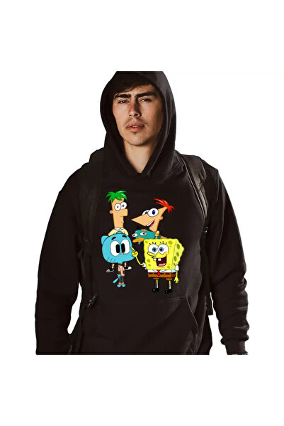 OEM Hanorac Barbati Phineas Ferb Gumball Spongebob