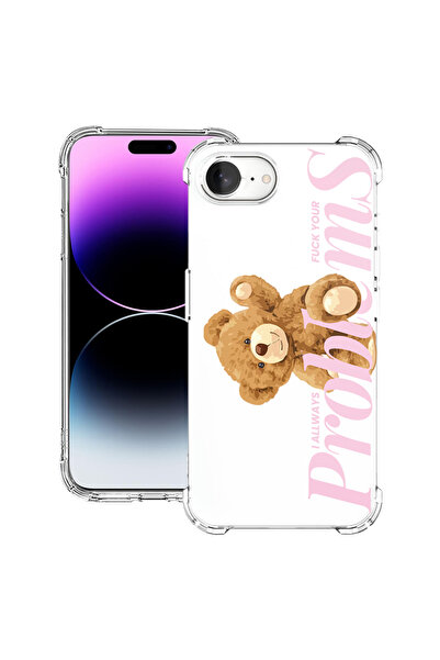 bestcase Αντικραδασμική θήκη πλάτης για Apple iPhone 16e, Αρκουδάκι - Τα προβ...