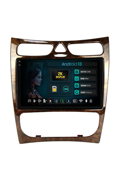 HUB64 Navigatie 2K Benz CLK (W209) (2002-2006), 8GB RAM, Android 13, Octacore...