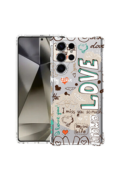bestcase Anti Shock Back Case For Samsung Galaxy S25 Ultra, Love, 1966840 AS 25