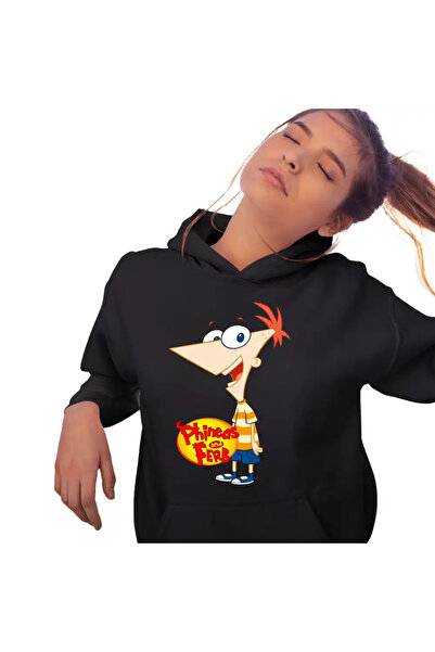 OEM Hanorac Femei Phineas and Ferb Desene