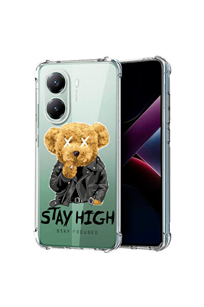 bestcase Carcasă spate antișoc pentru Poco X7 Pro 5G, ursuleț de pluș Stay Hi...