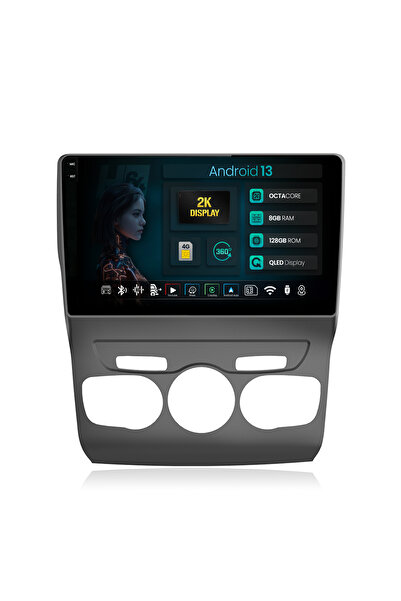 HUB64 Navigatie 2K Citroen C4L (2011-2016), 8GB RAM, Android 13, Octacore, Sl...