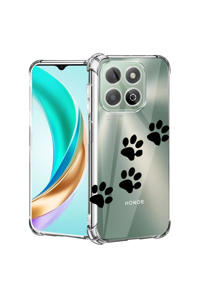 bestcase Αντικραδασμική πίσω θήκη για Honor X8C, Paw Prints, 1988221 AS 1668
