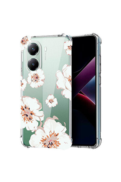 bestcase Carcasă spate antișoc pentru Poco X7 Pro 5G, culori pastelate - flor...