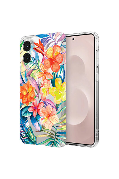 bestcase Carcasă spate antișoc pentru Samsung Galaxy S25 Edge, model floral, ...
