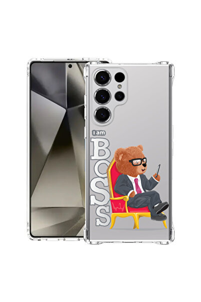 bestcase Carcasă spate antișoc pentru Samsung Galaxy S25 Ultra, Ursuleț de pl...