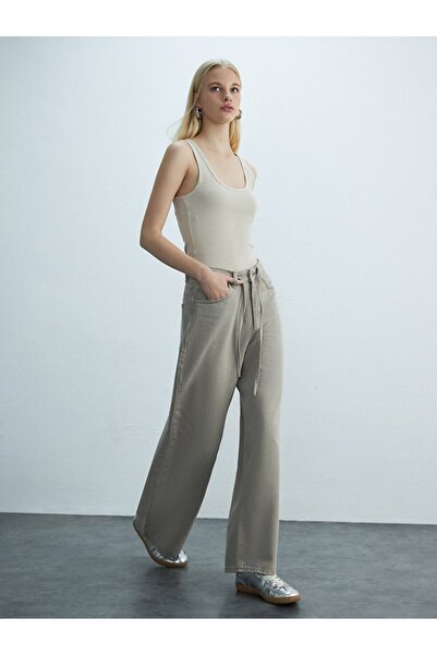 Ltb Denıssa Geniş Paça Yüksek Bel Jean Pantolon