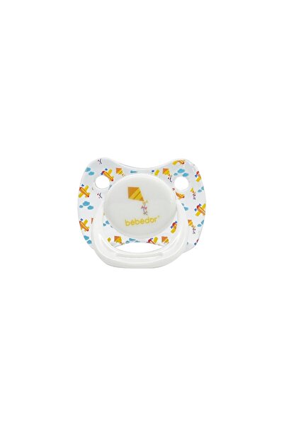 Bebedor Silicone Palate Tritan Pacifier 6-18 Months Yellow Kite 172