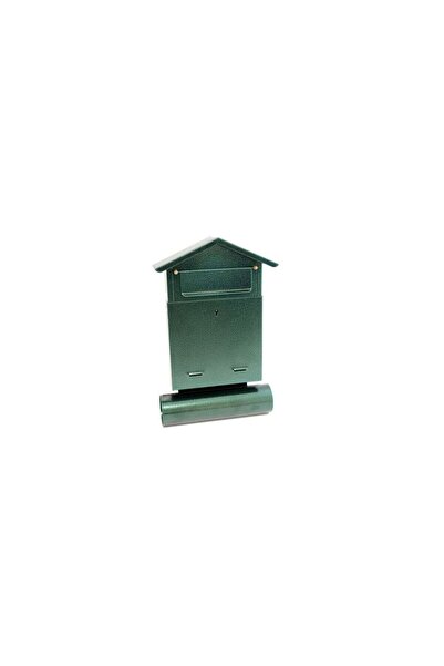 damech Mailbox with newspaper holder, green, format B6, 23x7x37.5 cm,