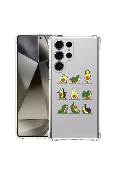 bestcase Αντικραδασμική θήκη πλάτης για Samsung Galaxy S25 Ultra, Avocado Yog...