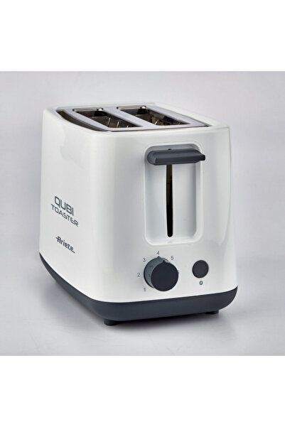ARIETE Bread toaster QUBI 0157/00, 760W, 2 slices, Stop button, 7 levels, Removable tray, White