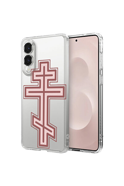 bestcase Carcasă spate antișoc pentru Samsung Galaxy S25 Edge, Classic Cross ...