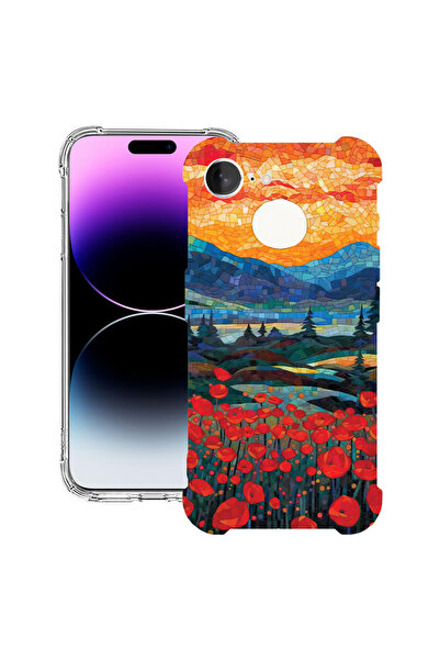 bestcase Carcasă spate antișoc pentru Apple iPhone 16e, maci în apus, 1988231...