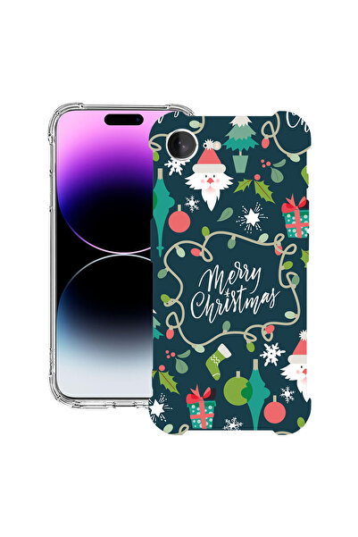 bestcase Αντικραδασμική θήκη πλάτης για Apple iPhone 16e, Καλά Χριστούγεννα, ...