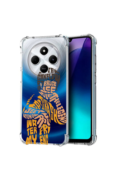 bestcase Carcasă spate antișoc pentru Poco C75 / Redmi 14C / A4, caligrafie B...