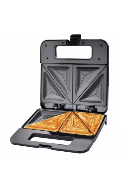ESPERANZA Prăjitor de sandvișuri pentru 4 felii EKT010, 1000W, Triunghi, Negru