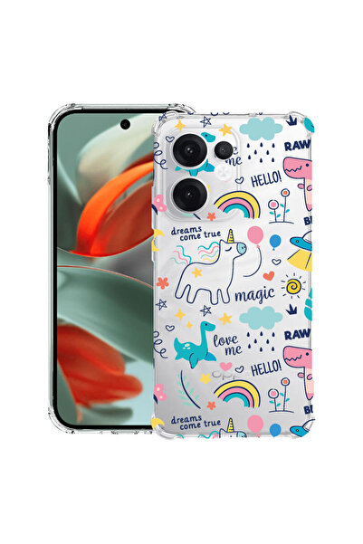 bestcase Carcasă spate antișoc pentru OPPO Reno13 F 5G, Unicorn - Dreams Come...