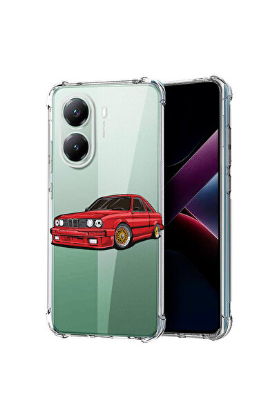 bestcase Αντικραδασμική θήκη πλάτης για Poco X7 Pro 5G, Κλασικό αυτοκίνητο, 1...