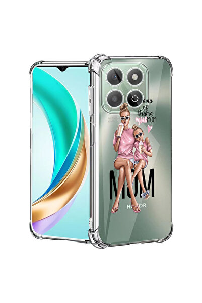 bestcase Αντικραδασμική πίσω θήκη για Honor X8C, Κορίτσι Μαμά Μαμά του Δράματ...