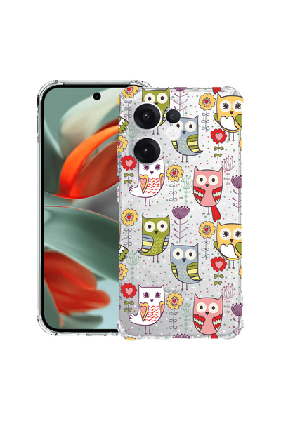 bestcase Carcasă spate antișoc pentru telefonul Nothing (3a), model bufniță, ...