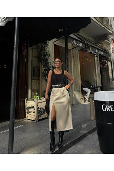 OEM Crepe Pencil Skirt - S(36)