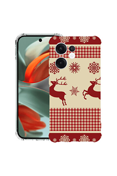 bestcase Αντικραδασμική πίσω θήκη για OPPO Reno13 F 5G, χριστουγεννιάτικο μοτ...