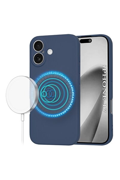 SKYDDAR INNOVATION Калъф за iPhone 17, кадифен силикон, SoftFlex Magsafe, ком...