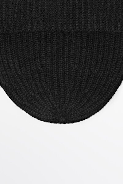 Massimo Dutti Fitilli %100 kaşmir bere