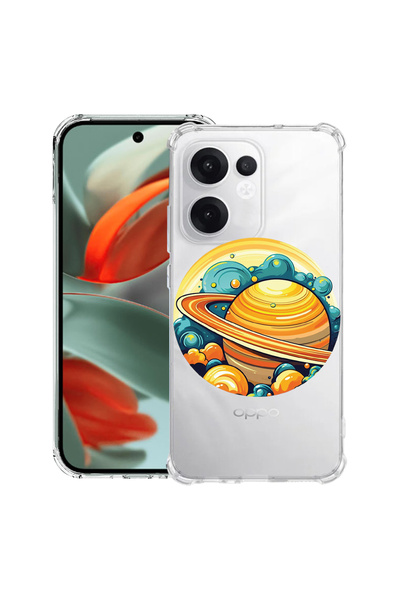 bestcase Carcasă spate antișoc pentru OPPO Reno13 F 5G, Planet - Saturn, 1988...